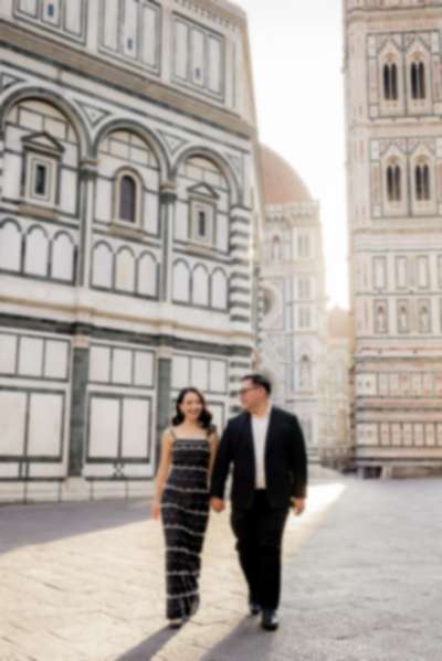Surprise Proposal at San Miniato Panoramic Terrace, Florence - 26