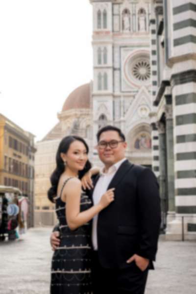 Surprise Proposal at San Miniato Panoramic Terrace, Florence - 25