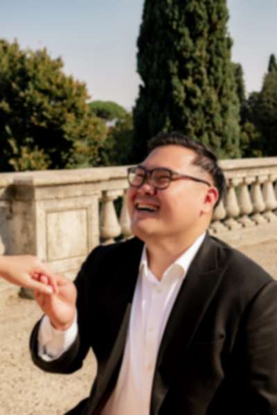 Surprise Proposal at San Miniato Panoramic Terrace, Florence - 7