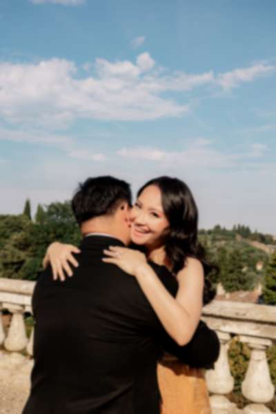 Surprise Proposal at San Miniato Panoramic Terrace, Florence - 4