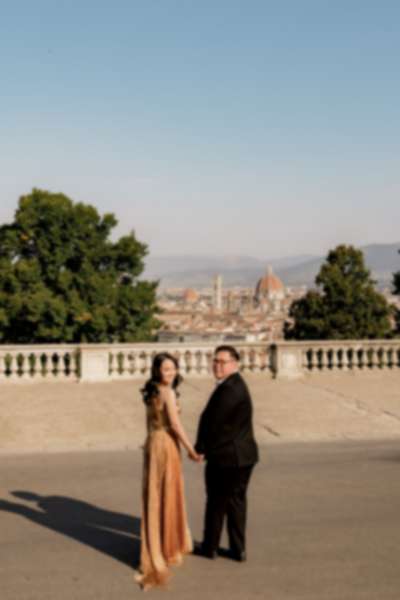 Surprise Proposal at San Miniato Panoramic Terrace, Florence - 16