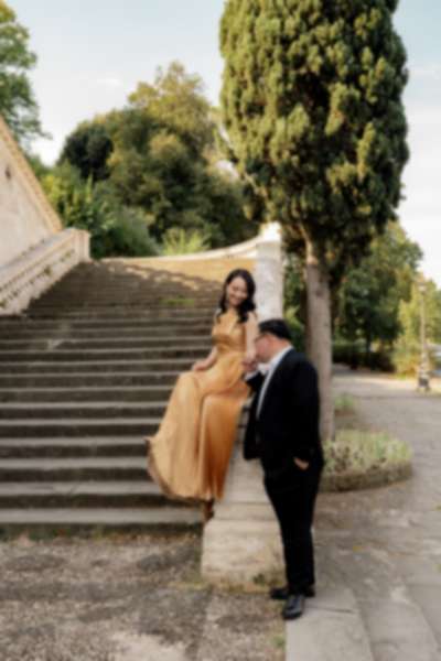 Surprise Proposal at San Miniato Panoramic Terrace, Florence - 18