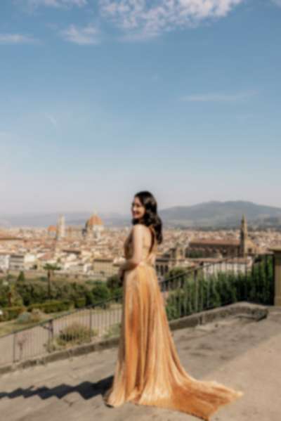 Surprise Proposal at San Miniato Panoramic Terrace, Florence - 14