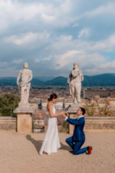 Proposal at Villa Bardini Gardens, Florence - 1