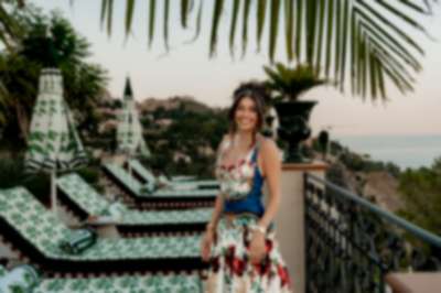 Four Seasons Taormina Sunset Engagement Photoshoot - 6