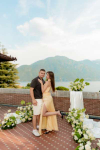 Luxury Lake Como Proposal at Villa Pessina | Romantic Engagement Photography - 12