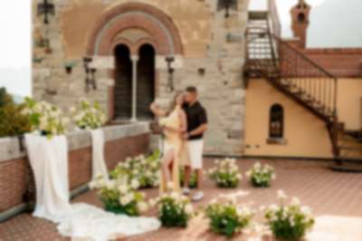 Luxury Lake Como Proposal at Villa Pessina | Romantic Engagement Photography - 27