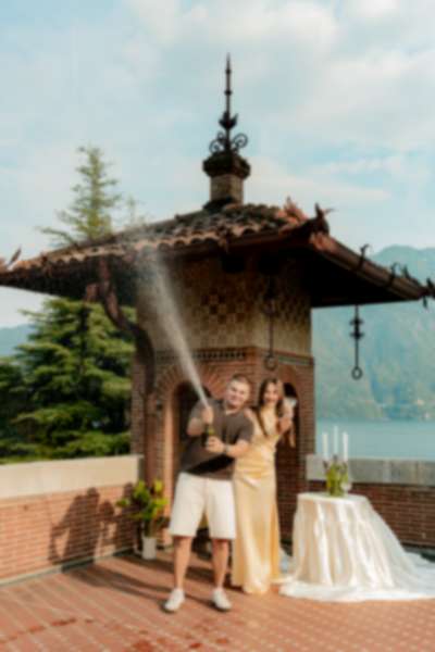 Luxury Lake Como Proposal at Villa Pessina | Romantic Engagement Photography - 35