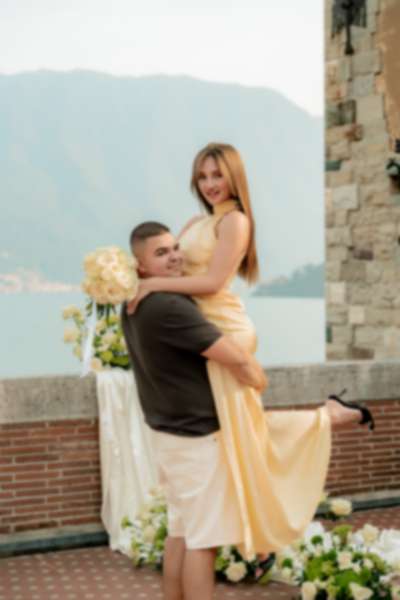 Luxury Lake Como Proposal at Villa Pessina | Romantic Engagement Photography - 44