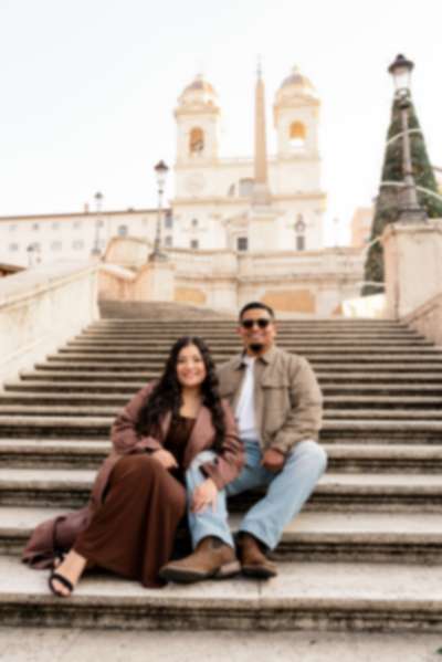 Cinematic Couple Photoshoot Across Iconic Rome - 19