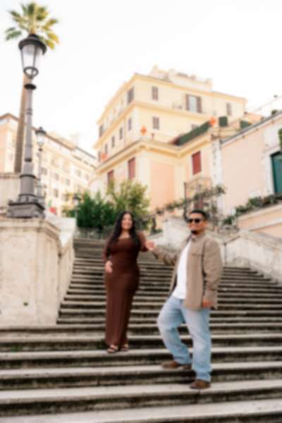Cinematic Couple Photoshoot Across Iconic Rome - 4