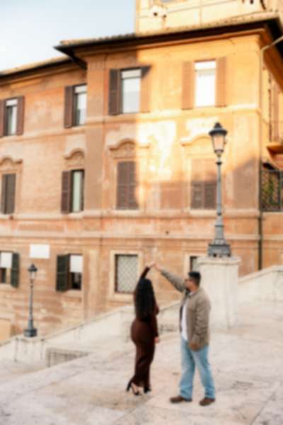 Cinematic Couple Photoshoot Across Iconic Rome - 20