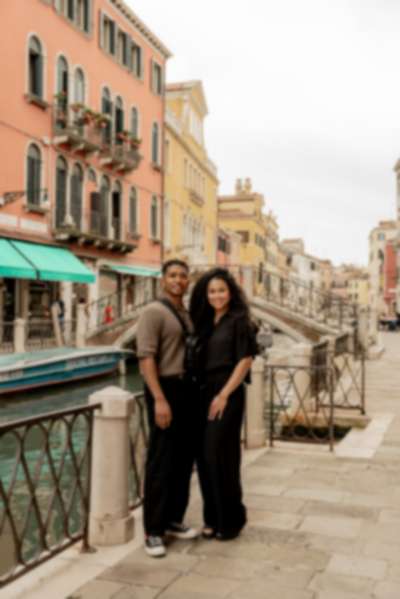 Surprise Proposal by a Canal Bridge in Venice - 1
