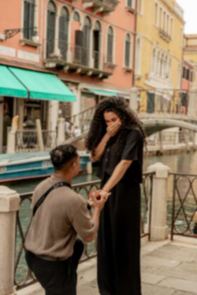Surprise Proposal by a Canal Bridge in Venice - 4