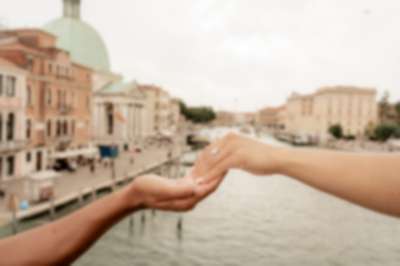 Surprise Proposal by a Canal Bridge in Venice - 18