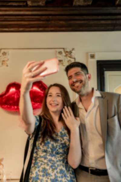 Venice Treasure-Hunt Surprise Proposal in Gondola and Palace - 29