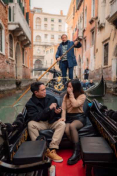 Winter Surprise Proposal on a Gondola in Venice - 6