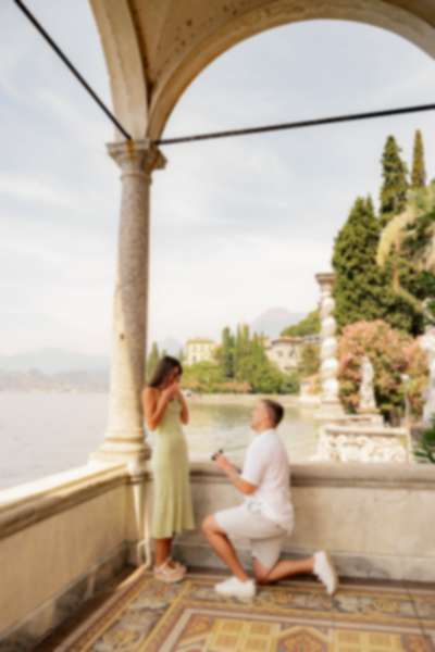 Surprise Proposal at Villa Monastero, Lake Como - 1
